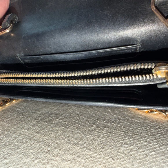 Prada Black Quilted Crossbody Bag with Gold Chain - Picture 12 of 16